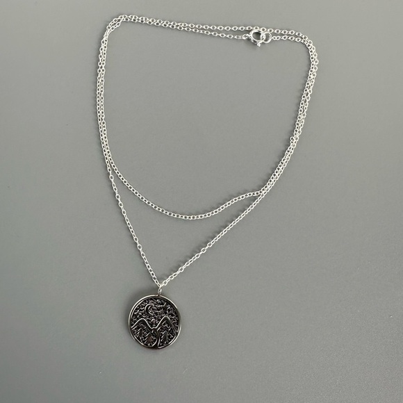 Sterling Silver Starry Night Mountain Pendant - Picture 8 of 10